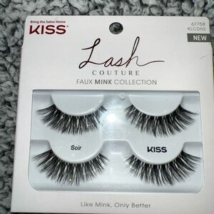 Kiss Lash Couture Faux Mink Lashes - Black
